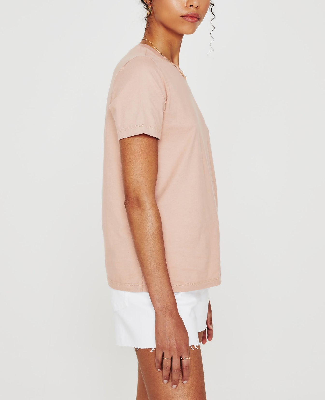 Jagger Crew Rose Cloud Womens Top Photo 5