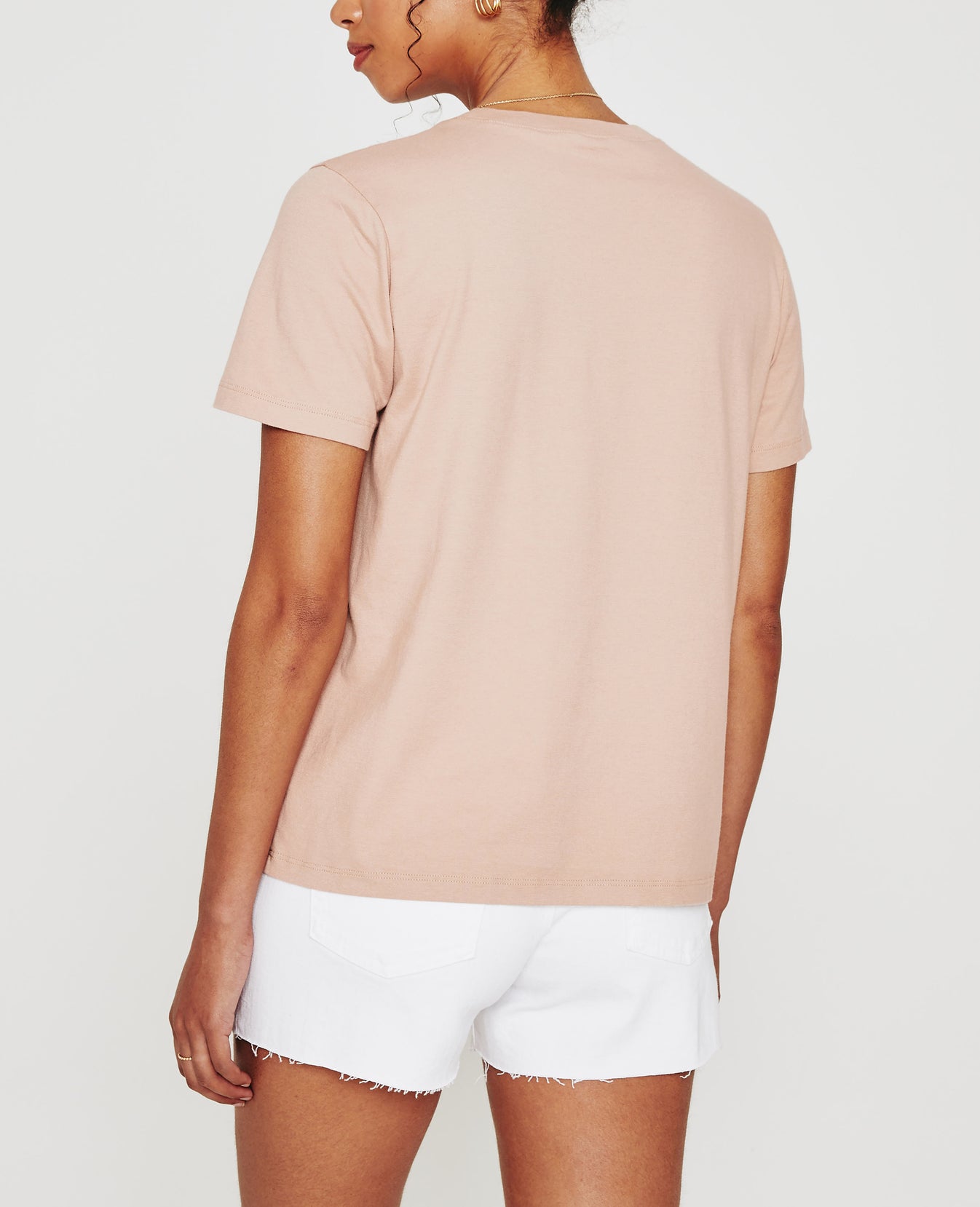 Jagger Crew Rose Cloud Womens Top Photo 6