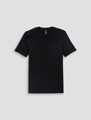 Jagger Crew True Black Classic Fit S/S Crew Neck T-Sh Womens Top Photo 9