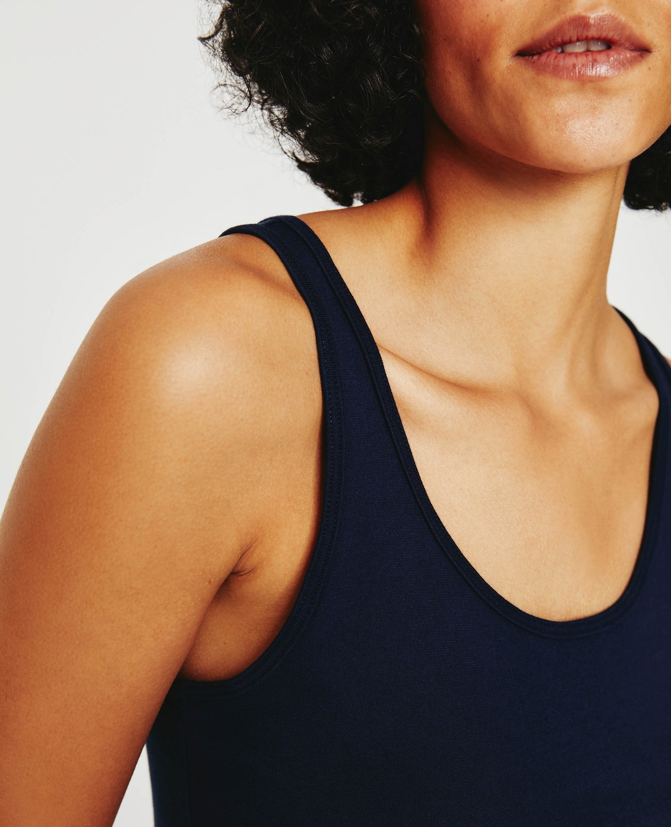 Jagger Tank Deep Navy Classic Tank Women Top Photo 5