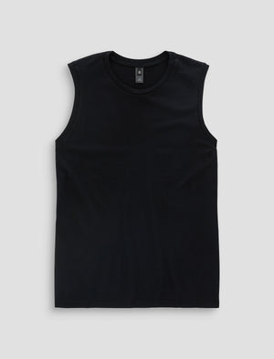 Jagger Muscle True Black Classic Fit Muscle Tank Womens Top Photo 9