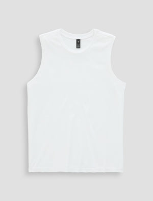Jagger Muscle True White Classic Fit Muscle Tank Womens Top Photo 9