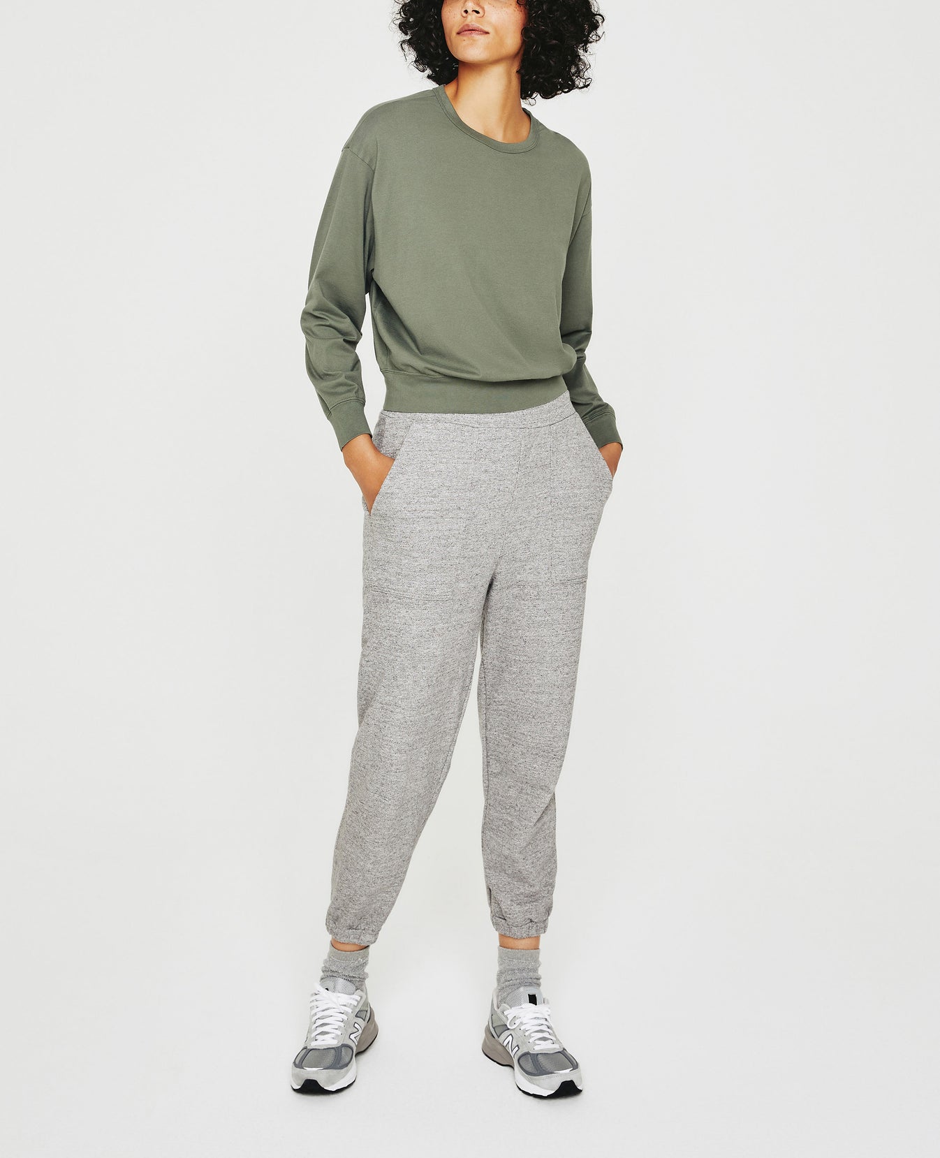 Karter Pullover Hunter Sage Oversized  Long Sleeve Pullover Women Top Photo 5