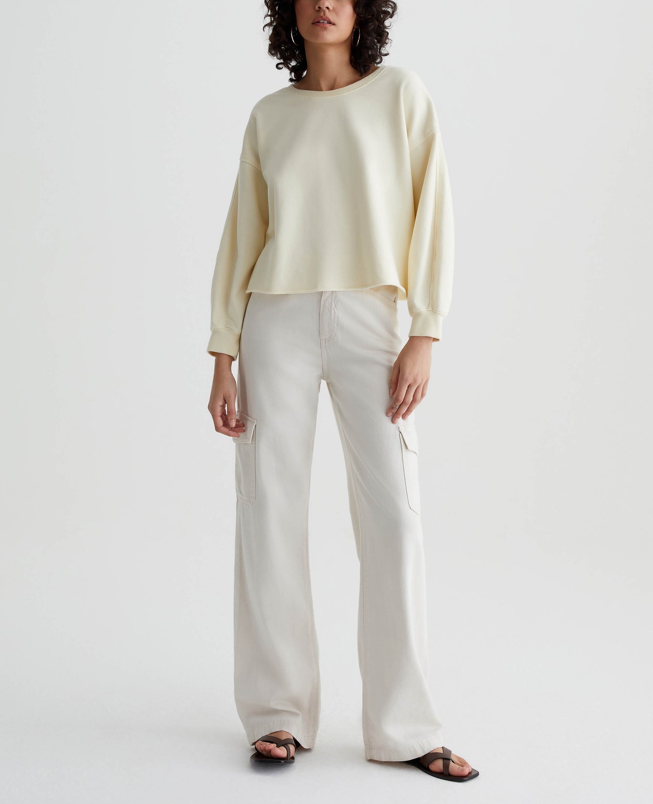 Willow Sweatshirt Butter Womens Top Photo 4