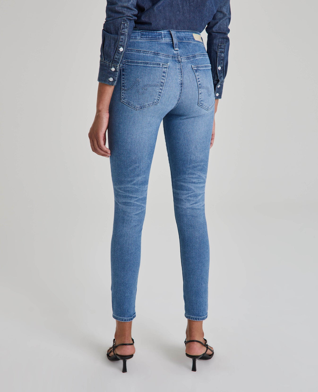 Farrah Skinny Ankle 16 Years Composure Destructed High-Rise Skinny Ankle Women Bottoms Photo 3