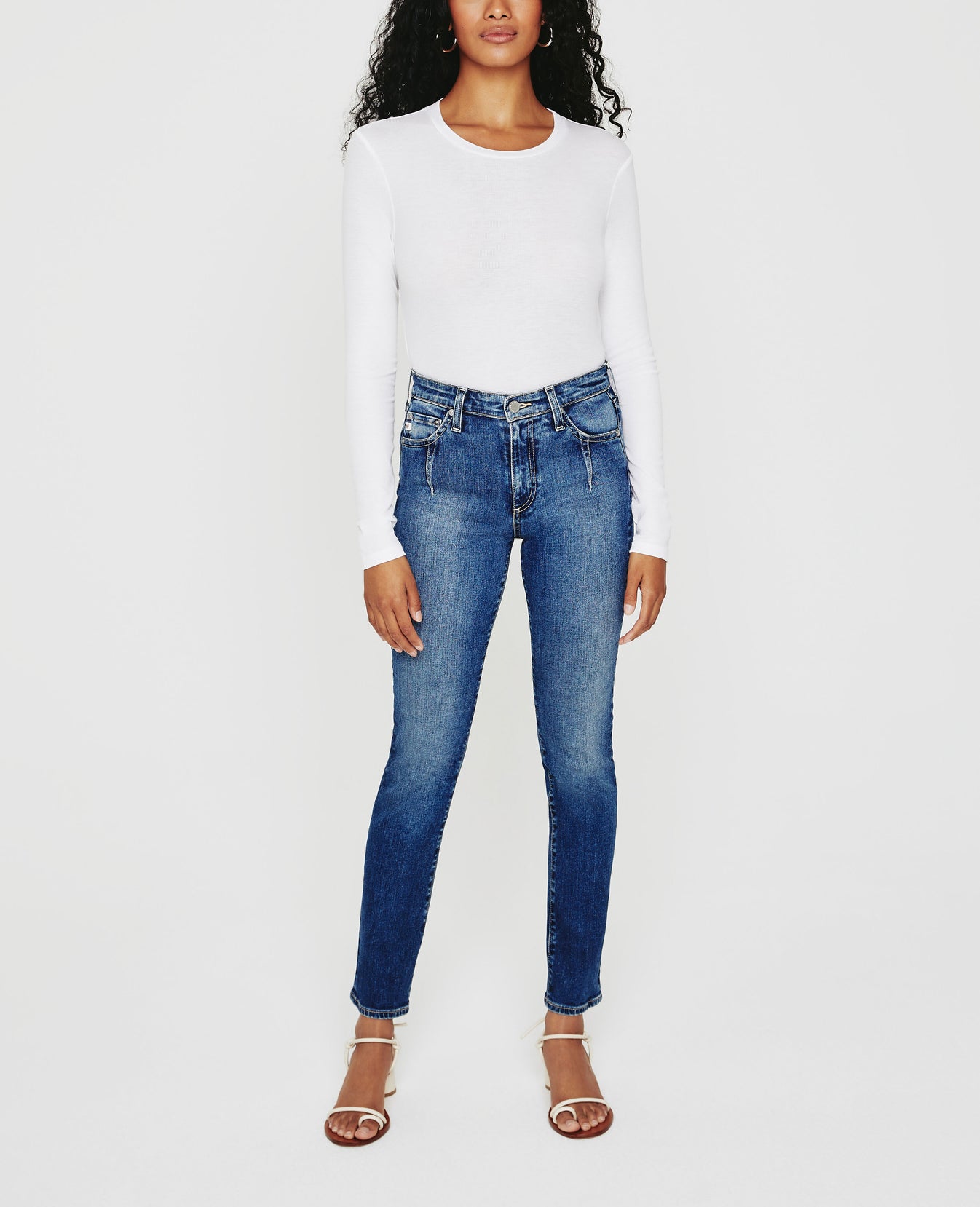 Darted Mari Belgrave High-Rise Slim Straight Women Bottoms Photo 1