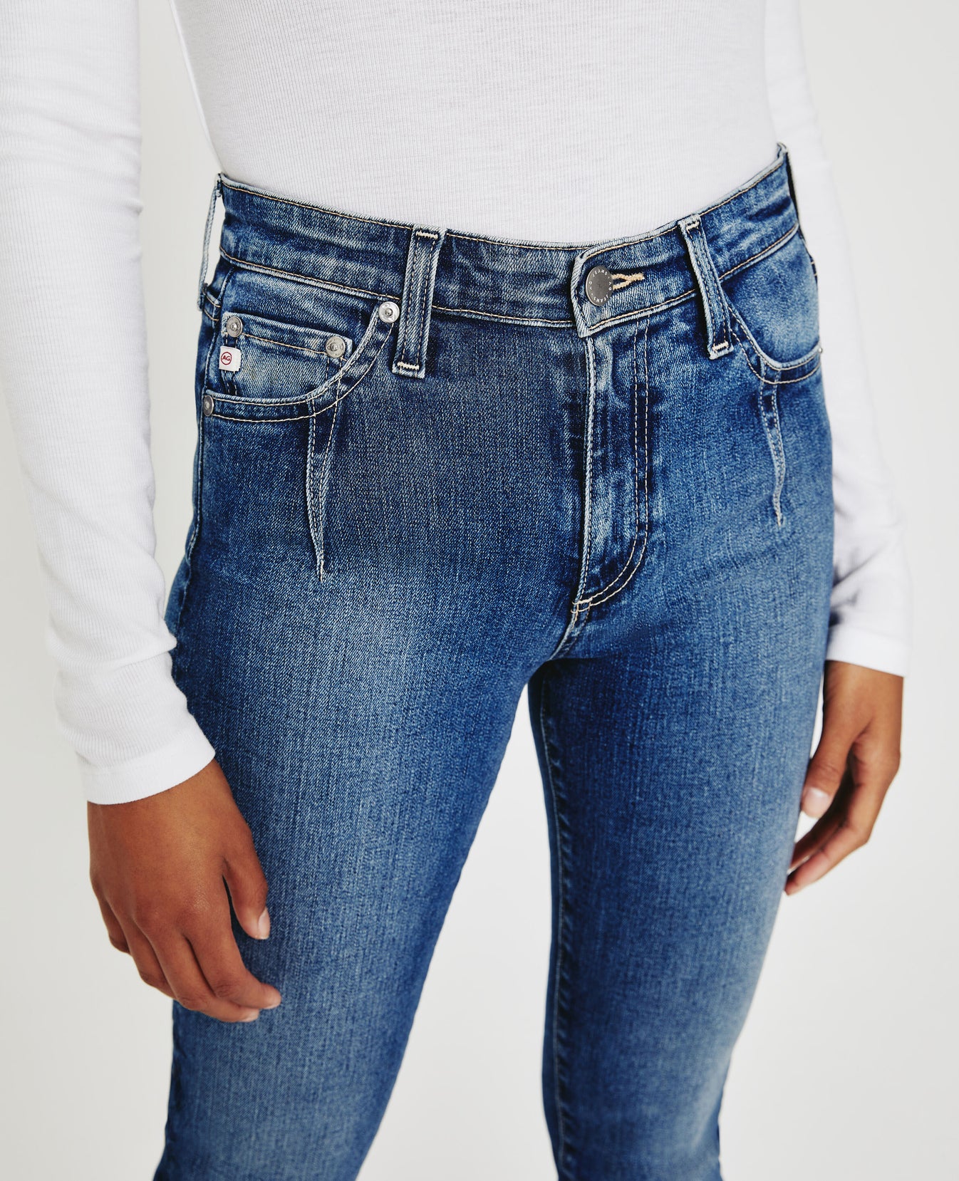 Darted Mari Belgrave High-Rise Slim Straight Women Bottoms Photo 5