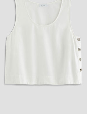 Alpha Tank White Shell Tank Women Top Photo 9
