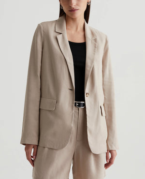 Maren Blazer Flax Womens Top Photo 1