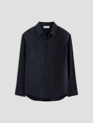 Leny Sulfur Black Relaxed Shirt Women Top Photo 9