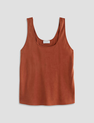 Nicola Cavern Clay Double Scoop Tank Women Top Photo 9