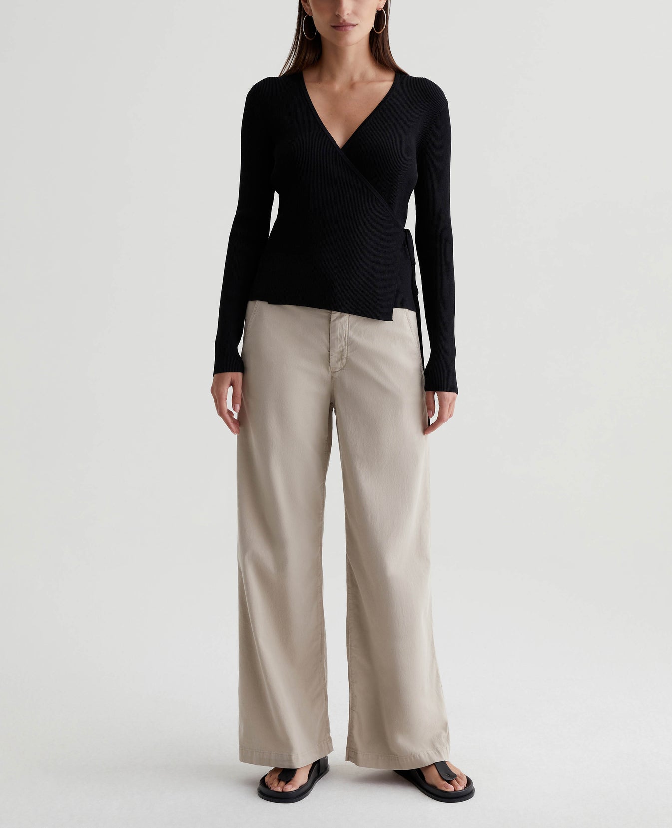 Caden Wide Leg Flax Womens Bottom Photo 1