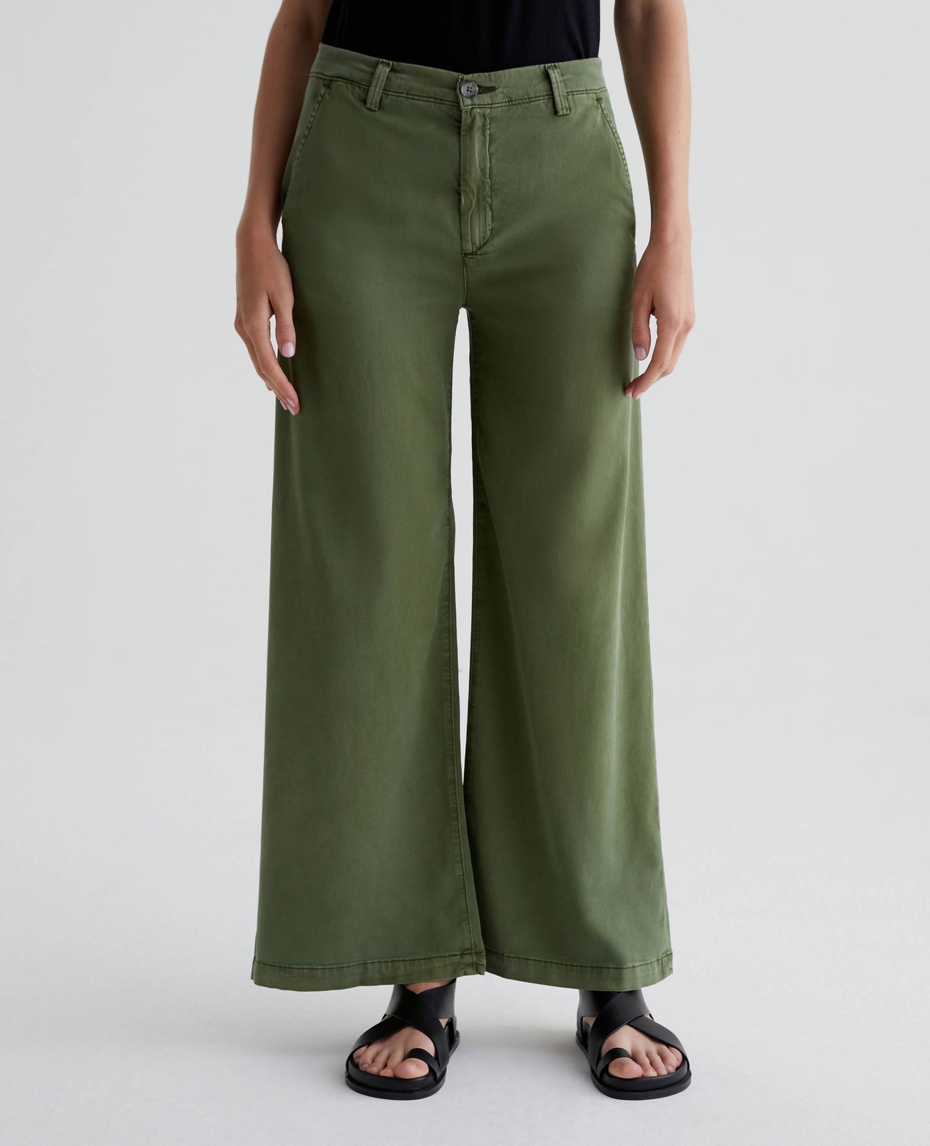 Caden Wide Leg Sulfur Pine Womens Bottom Photo 2