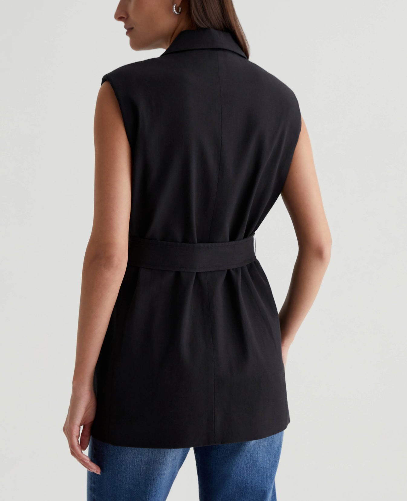 Savannah Blazer Super Black Womens Top Photo 6