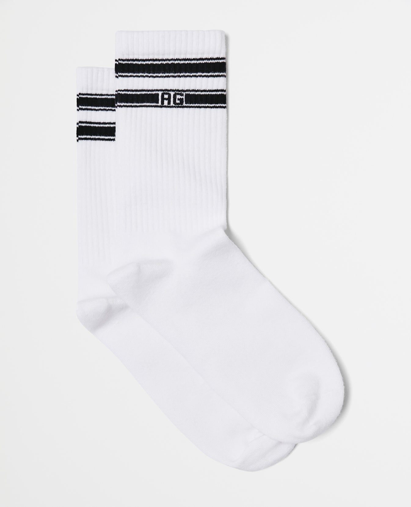 Ryland Sock Athletic Stripe True White Tru Accessory Photo 1