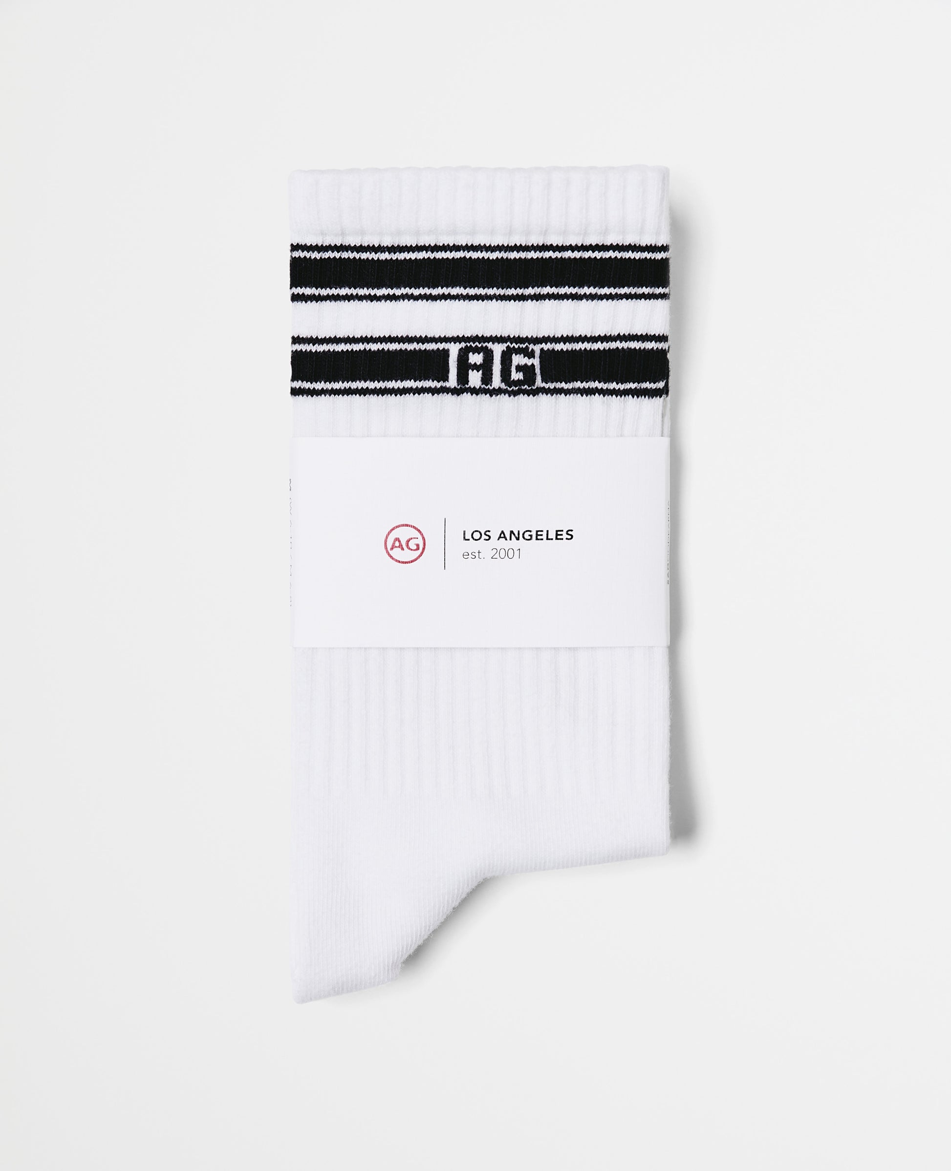 Ryland Sock Athletic Stripe True White Tru Accessory Photo 2