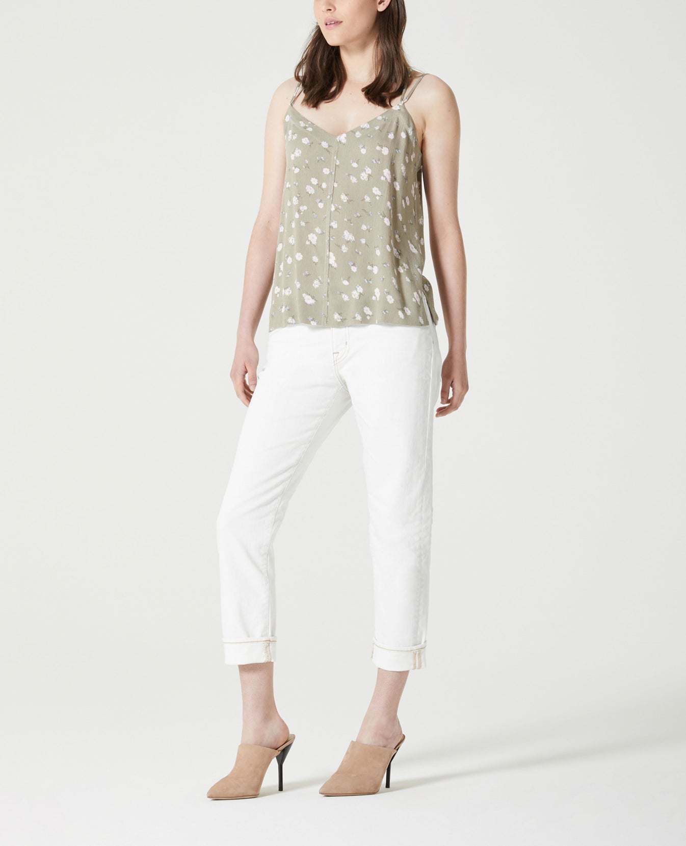 Maggie Top Patchouli Multi Classic Camisole Women Tops Photo 2