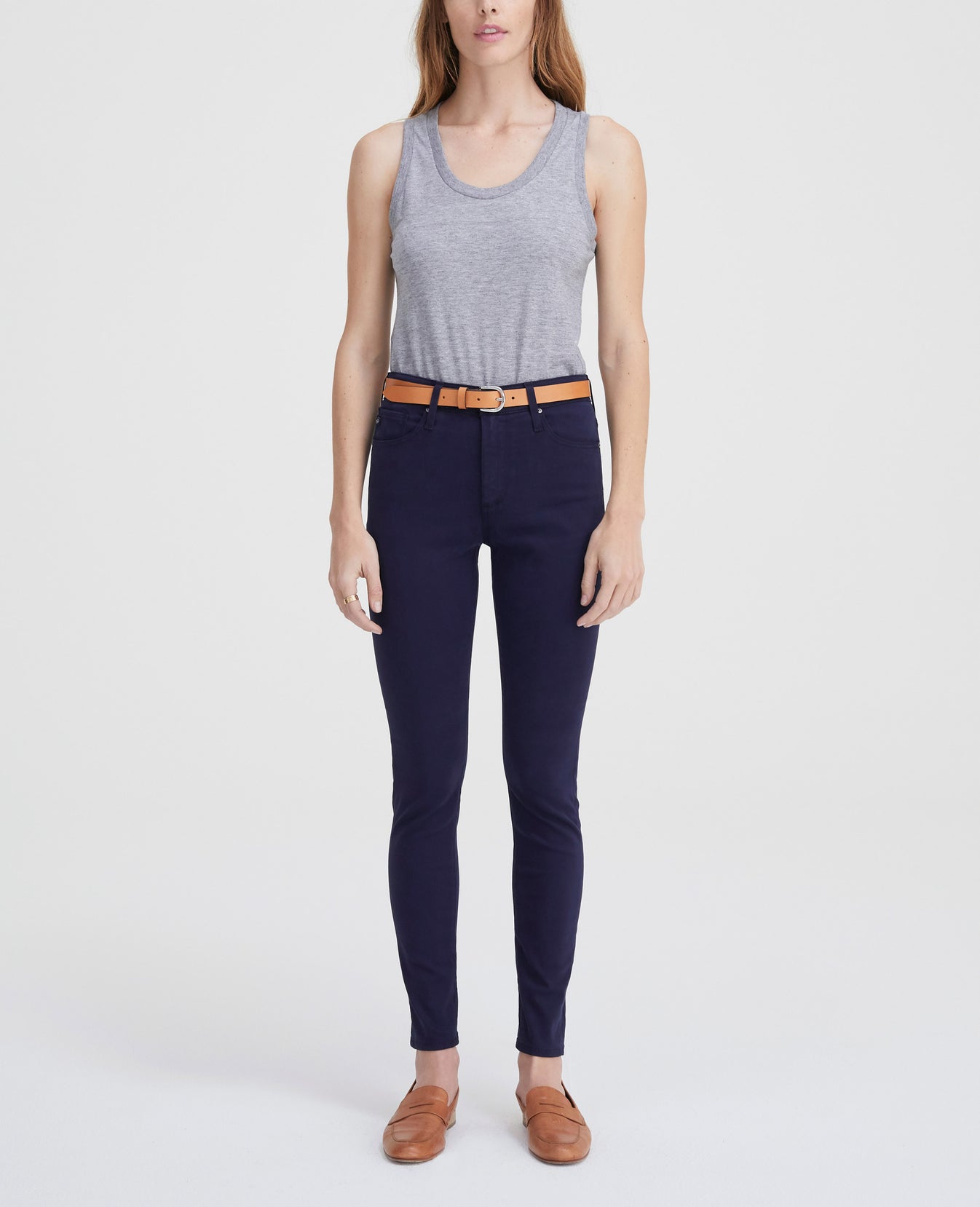 Cambria Tank Heather Grey Classic Scoop Tank Women Tops Photo 4