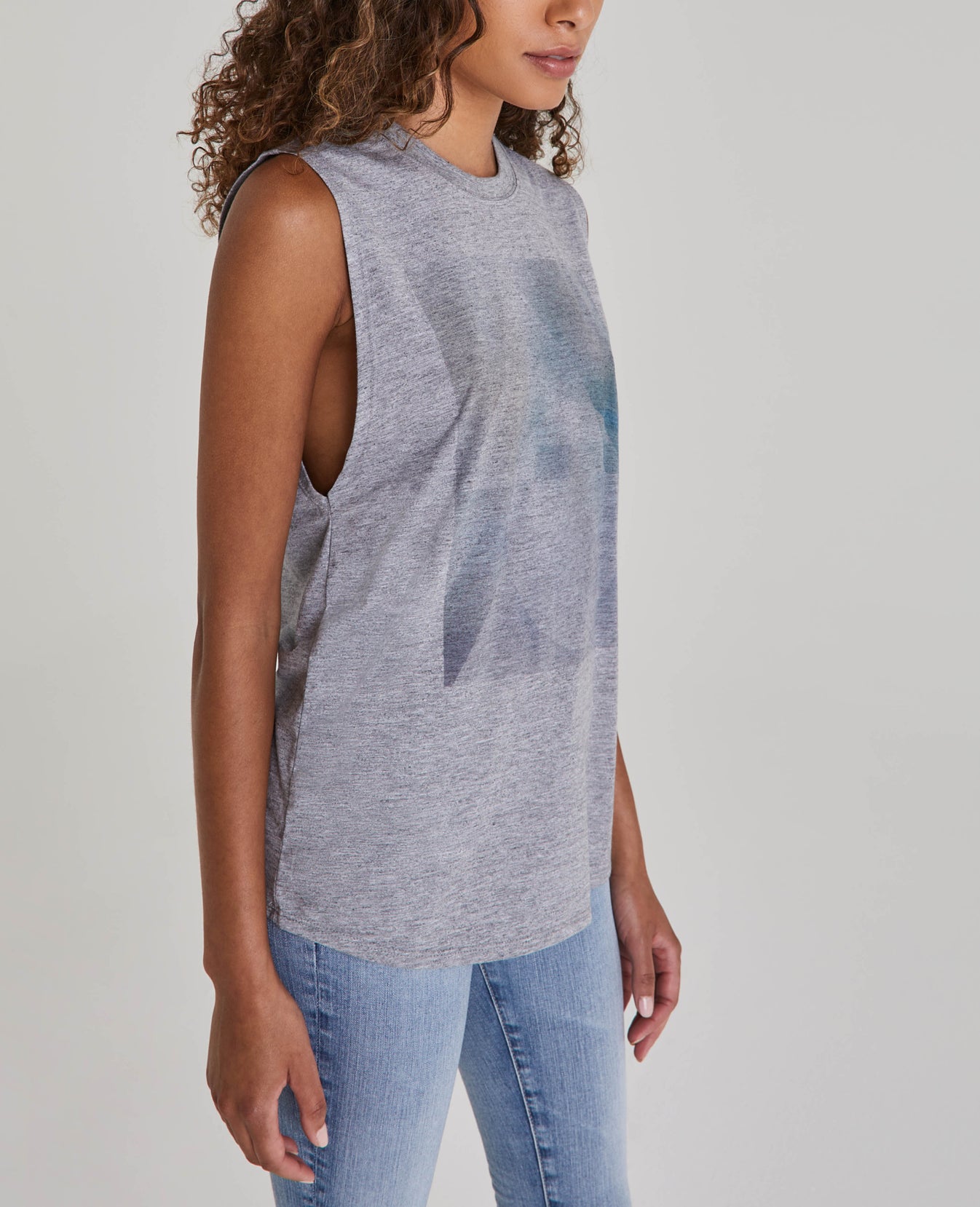 Zoey Muscle Tank Arcane Ocean Stone Muscle Tank Women Tops Photo 3
