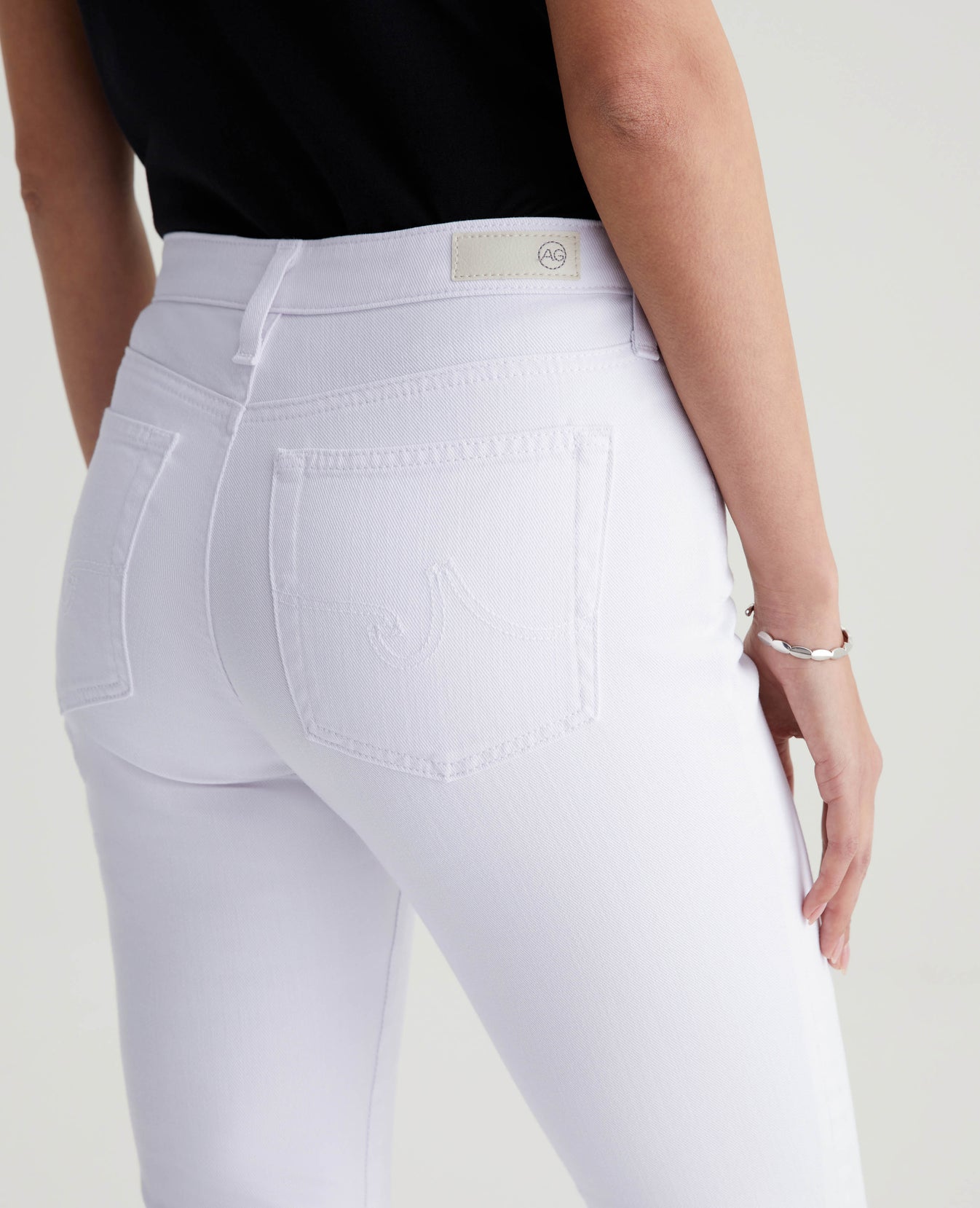 Prima Crop Pearl White Women Bottom Photo 5