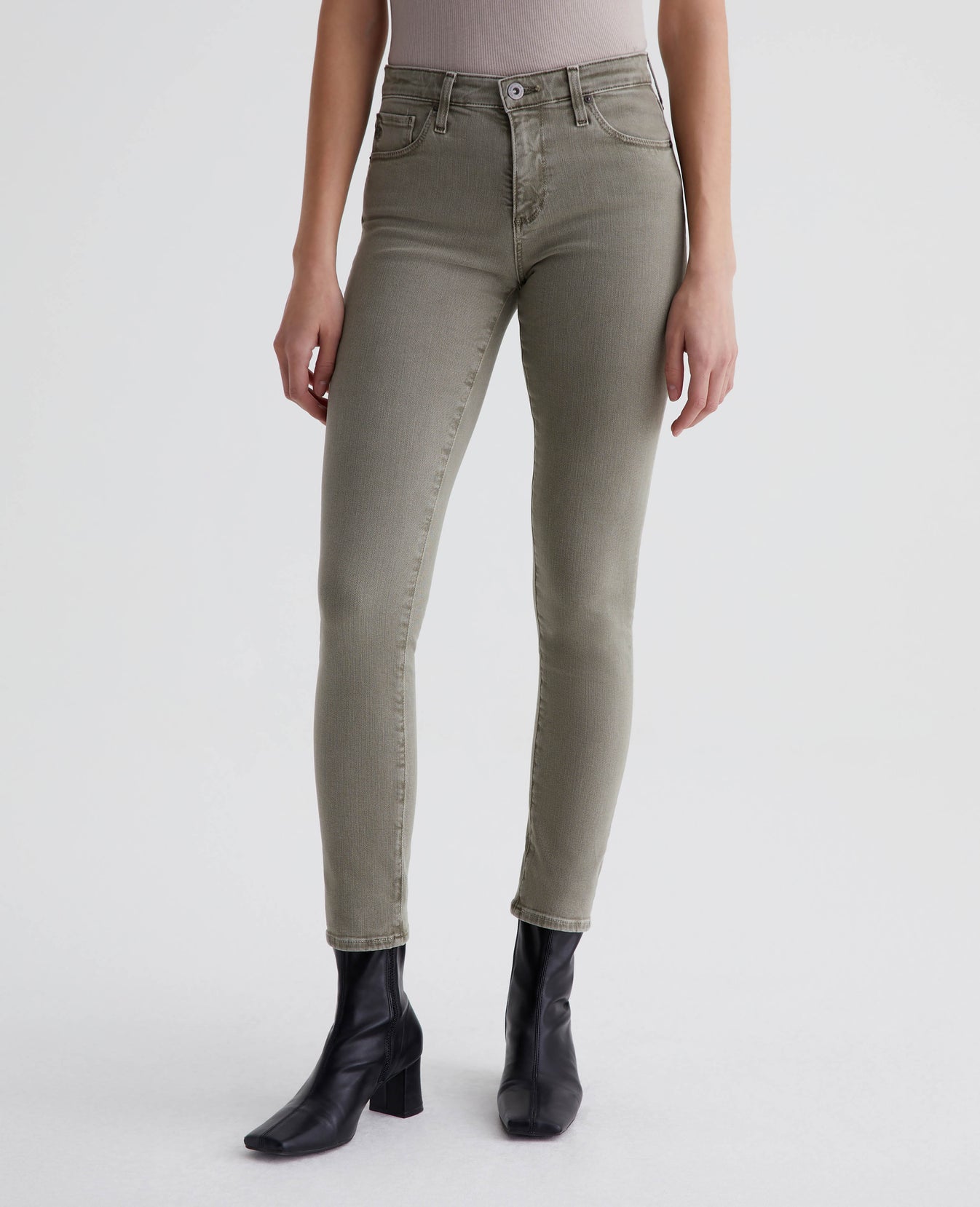 Prima Ankle Sulfur Dried Parsley Womens Bottom Photo 2