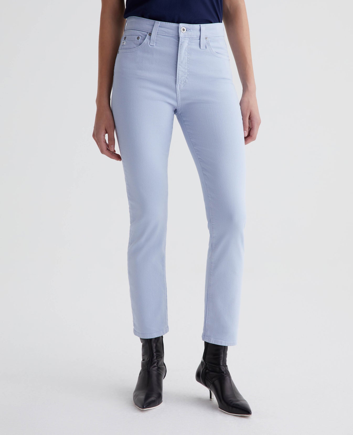 Mari Crop Blue Whisper Womens Bottom Photo 2