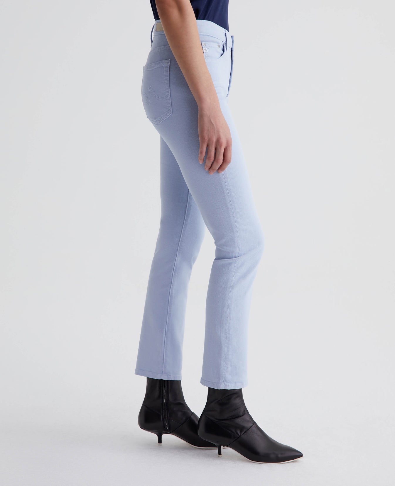 Mari Crop Blue Whisper Womens Bottom Photo 4