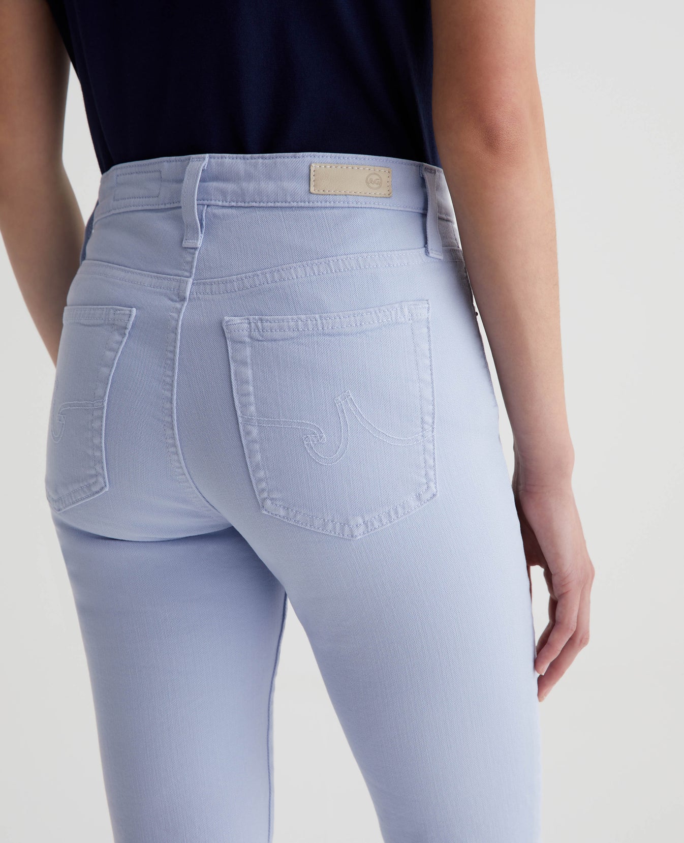 Mari Crop Blue Whisper Womens Bottom Photo 5