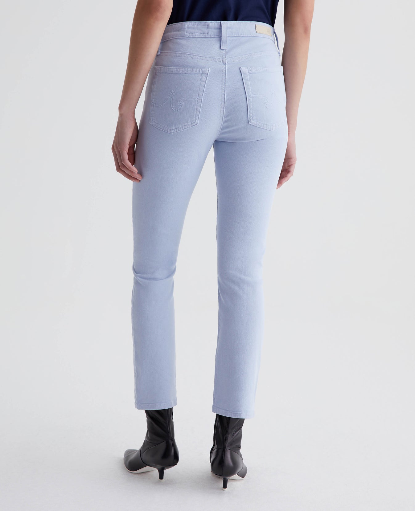 Mari Crop Blue Whisper Womens Bottom Photo 6