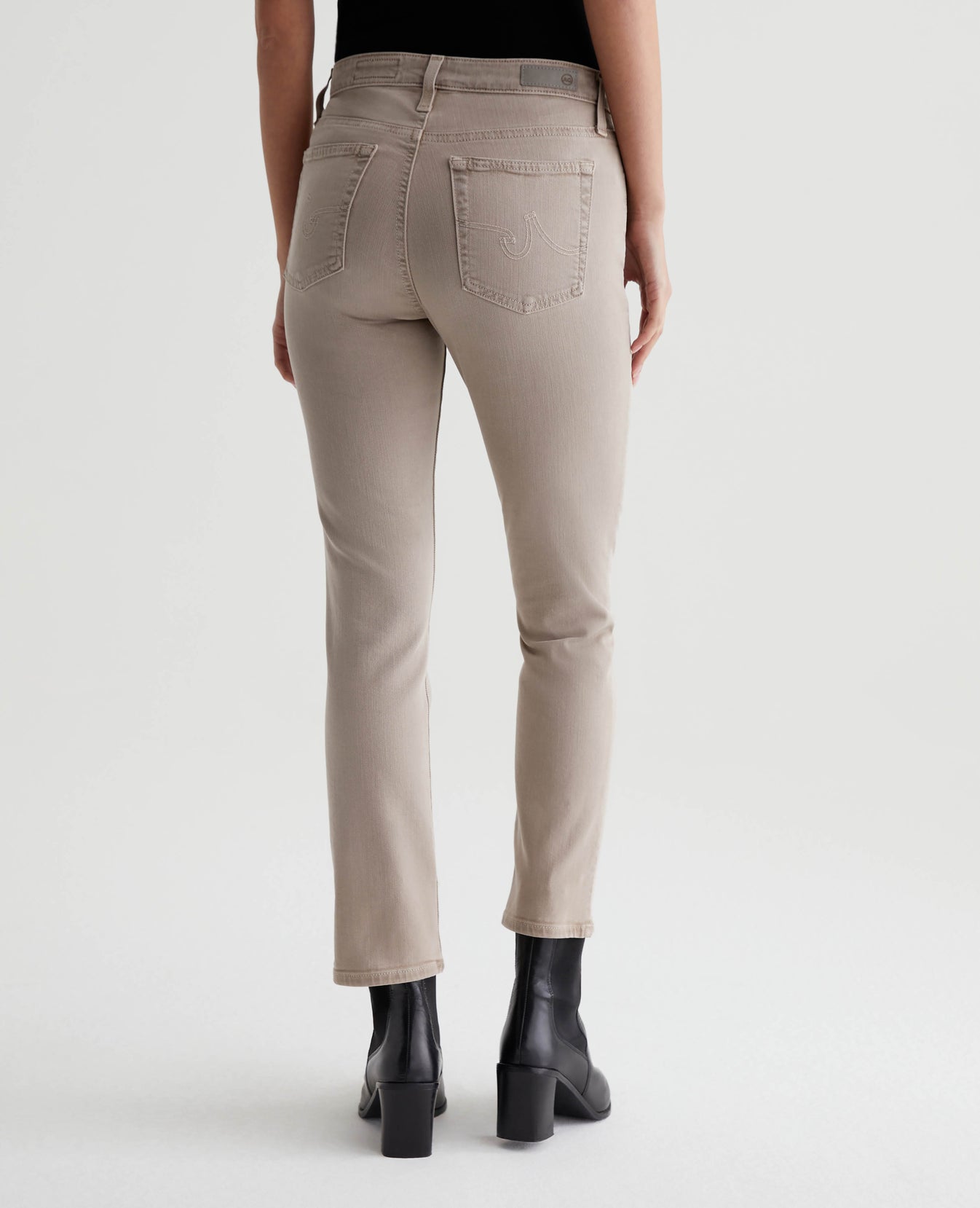 Mari Crop Sulfur Desert Taupe Womens Bottom Photo 6