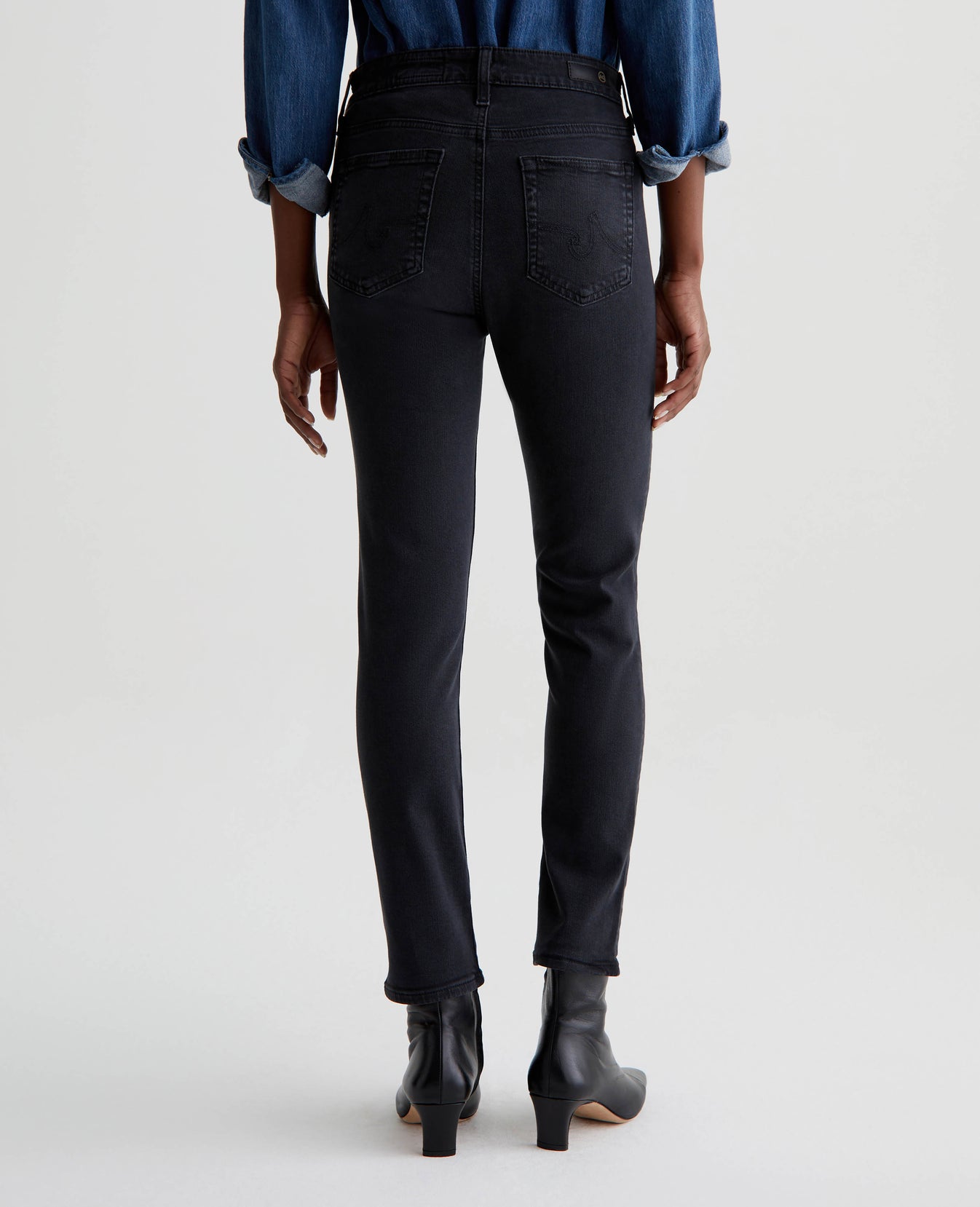 Mari Crop Sulfur Black Womens Bottom Photo 7