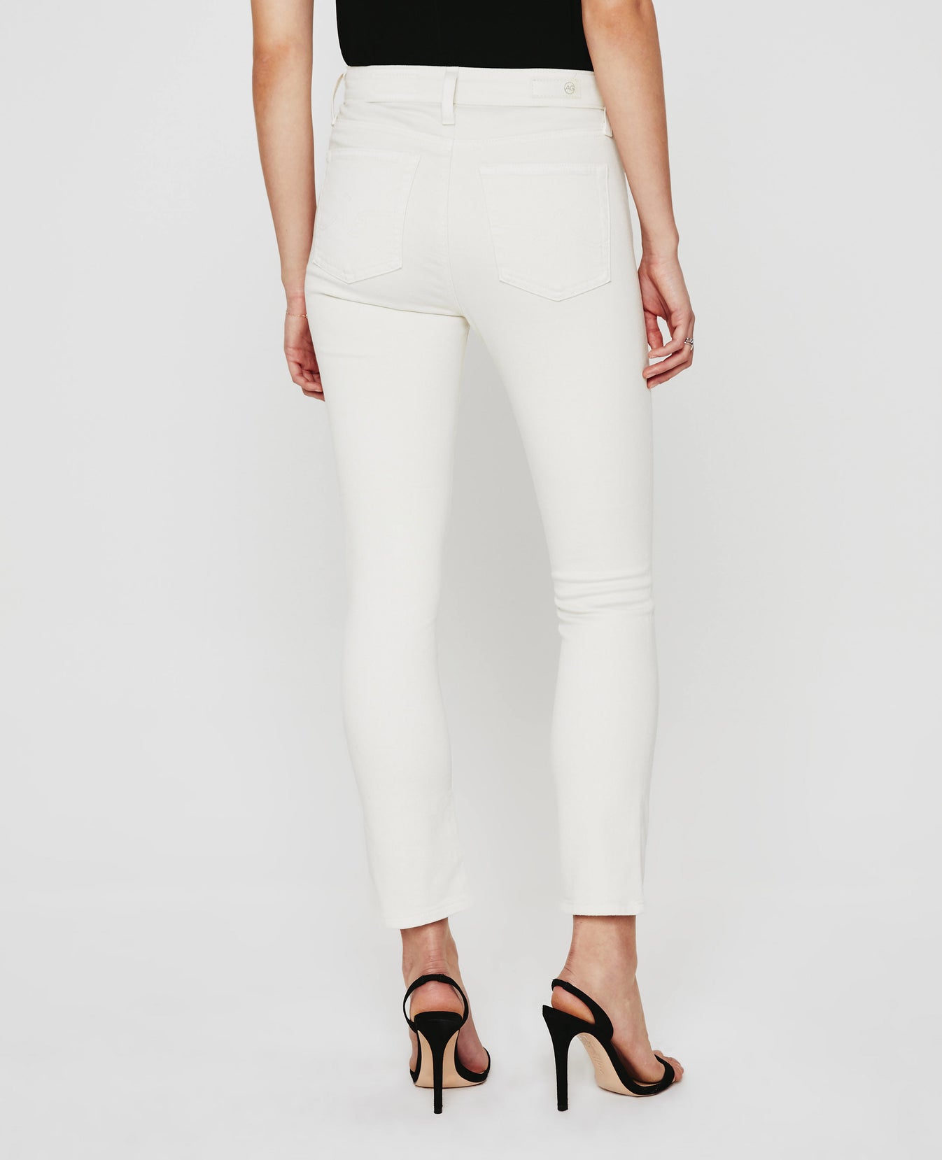 Mari Crop White Cream Womens Bottom Photo 6