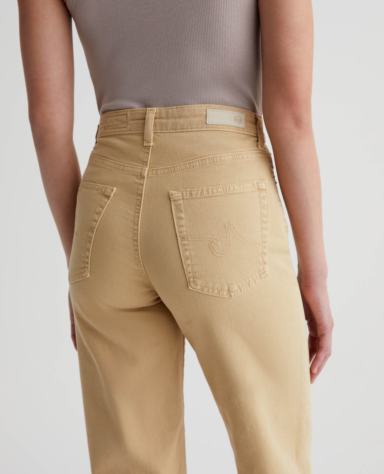 Saige Wide Leg Crop Sulfur Aspen Yellow Womens Bottom Photo 7