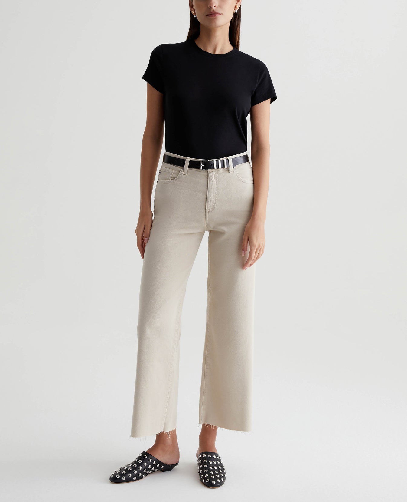 Saige Wide Leg Crop Sulfur Desert Rock Womens Bottom Photo 1