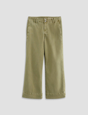 Natasha Sulfur Basil Mid-Rise Crop Women Bottom Photo 9