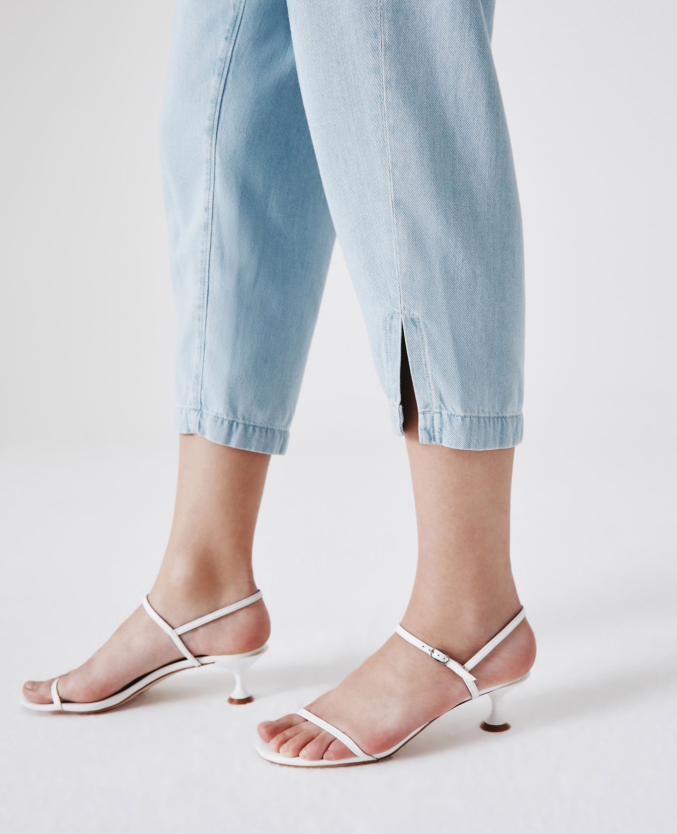 Renn Paperbag Roxbury High-Rise Barrel Women Bottoms Photo 5