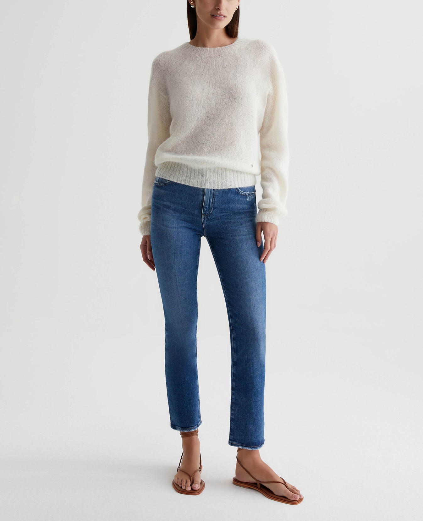 Mari Crop Alibi Destructed Womens Bottom Photo 1