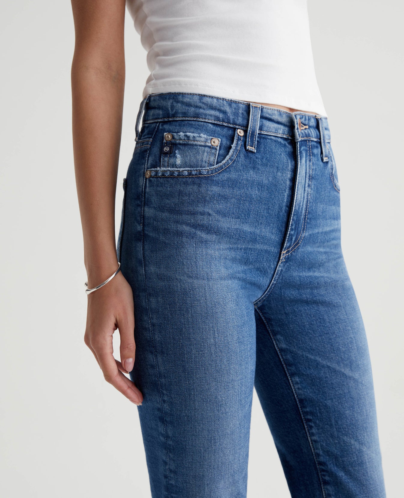 Saige Crop Alibi Destructed Womens Bottom Photo 3