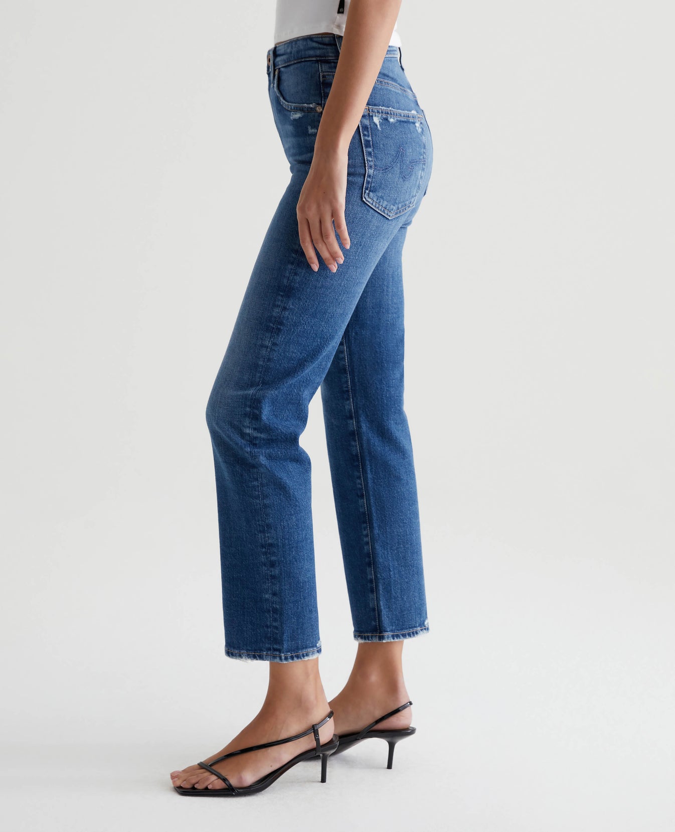 Saige Crop Alibi Destructed Womens Bottom Photo 6