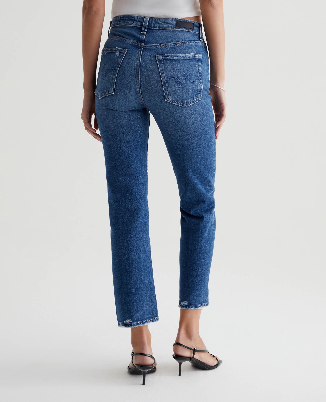 Saige Crop Alibi Destructed Womens Bottom Photo 8