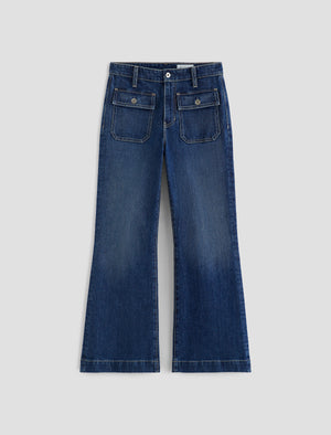 Bonnie Shallow Mid-Rise Relaxed Flare Women Bottom Photo 9