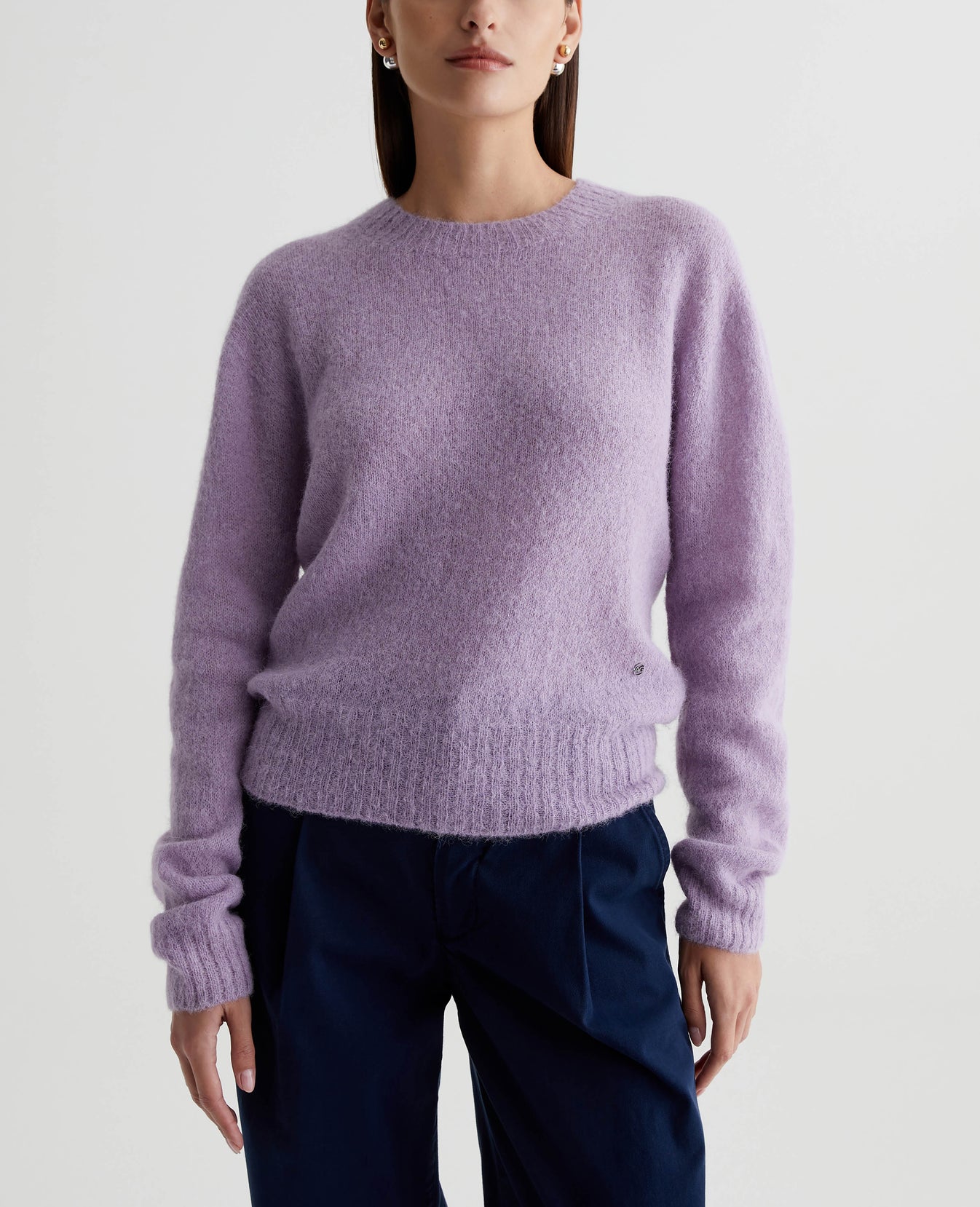 Morgan Crew Dark Orchid Womens Top Photo 1