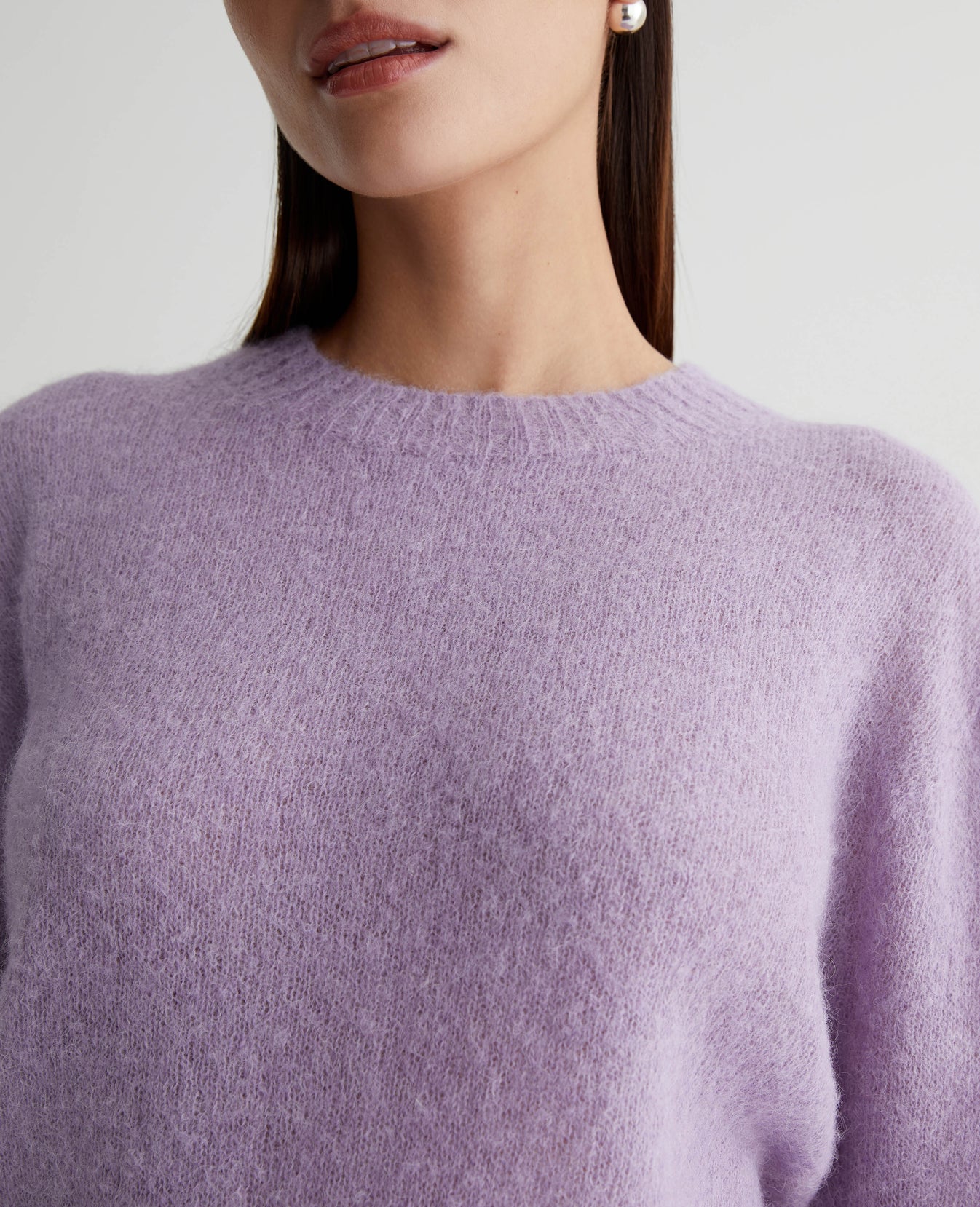 Morgan Crew Dark Orchid Womens Top Photo 3