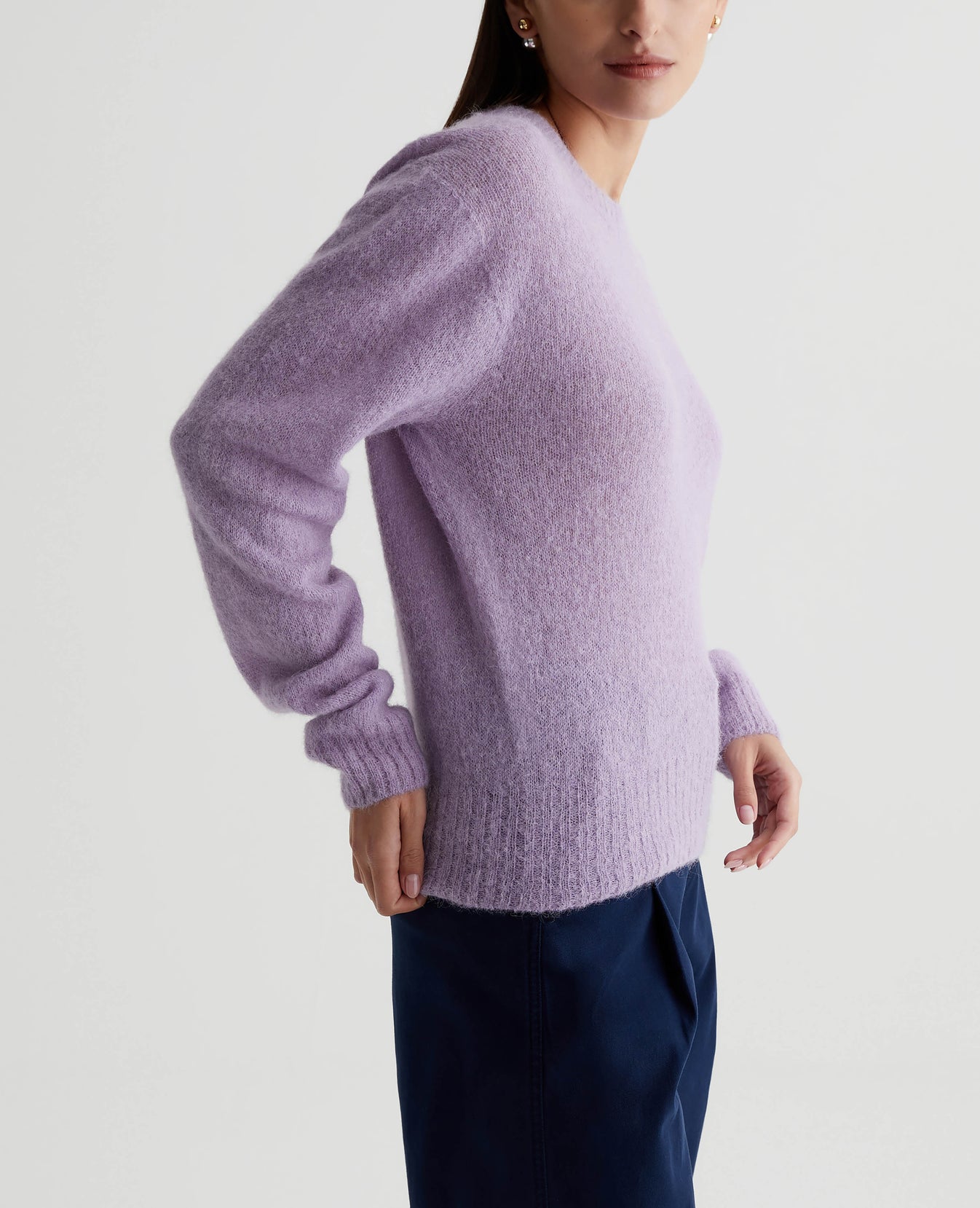 Morgan Crew Dark Orchid Womens Top Photo 4