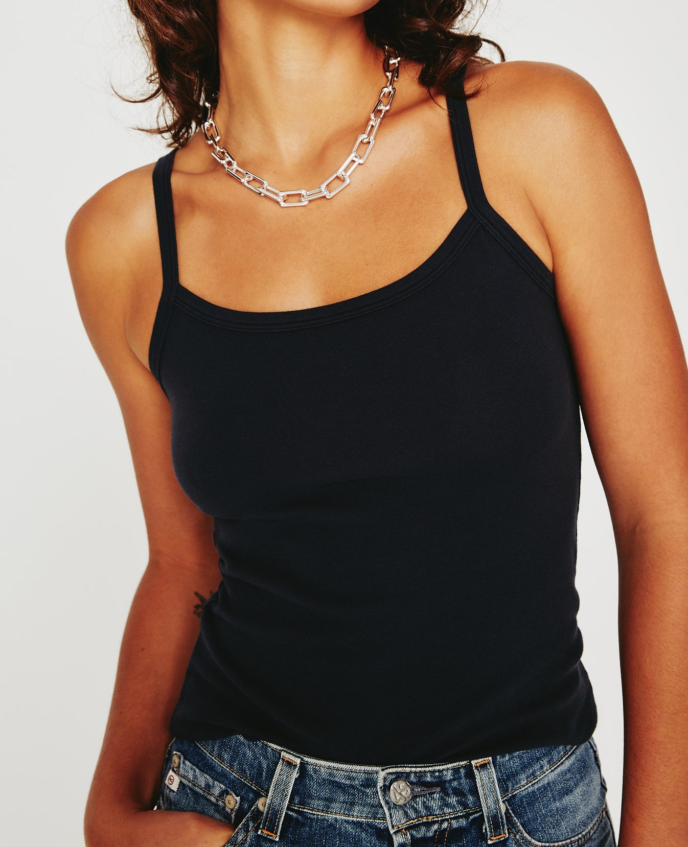Wittney Tank Ex-Black Womens Top Photo 2