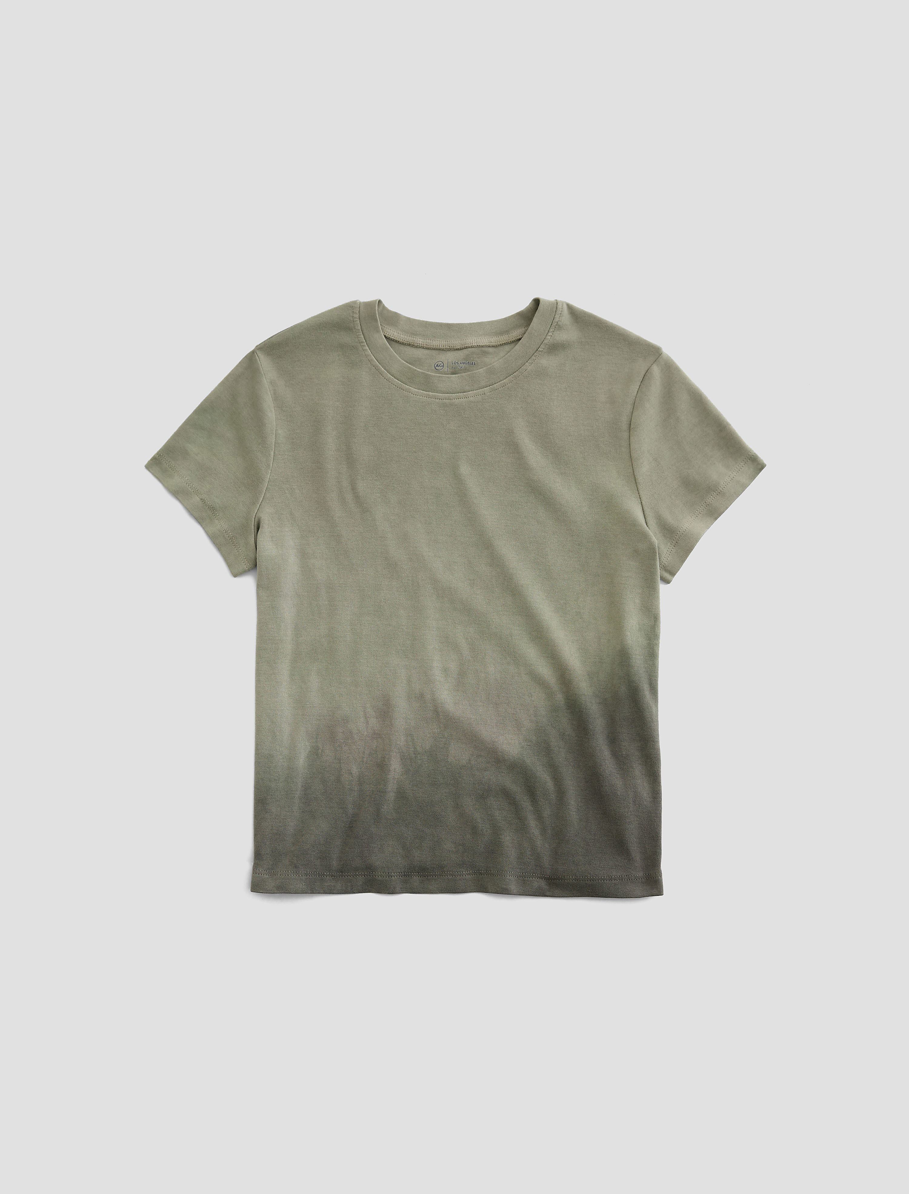 Sadie Crew Natural Dye Green Multi Earth Day Collection 90'S Vintage Crop T Shirt Women Top Photo 9