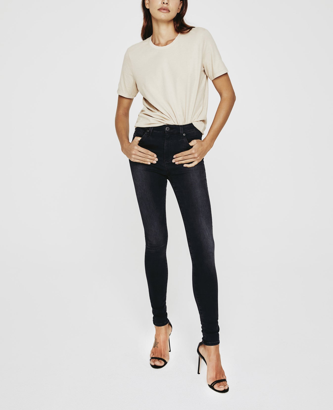 Gray Boy Tee Yuma Sand Slim Crew Neck Women Tops Photo 2