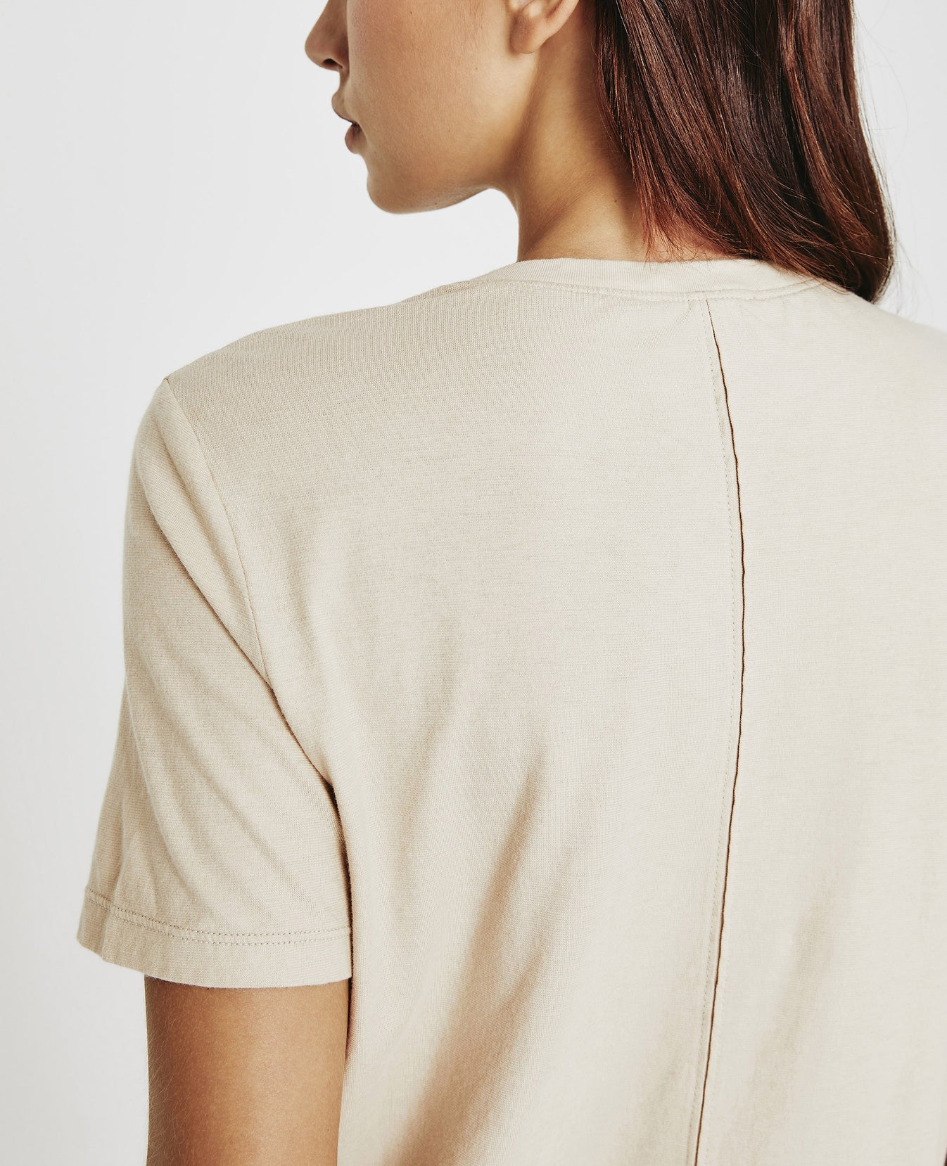 Gray Boy Tee Yuma Sand Slim Crew Neck Women Tops Photo 4