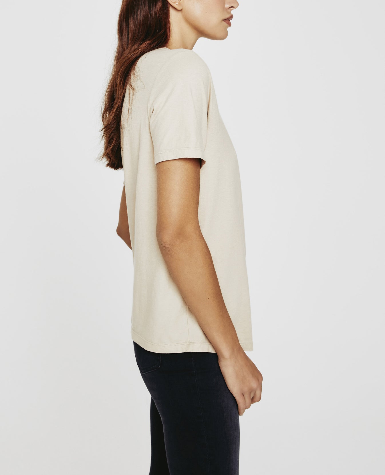 Gray Boy Tee Yuma Sand Slim Crew Neck Women Tops Photo 5