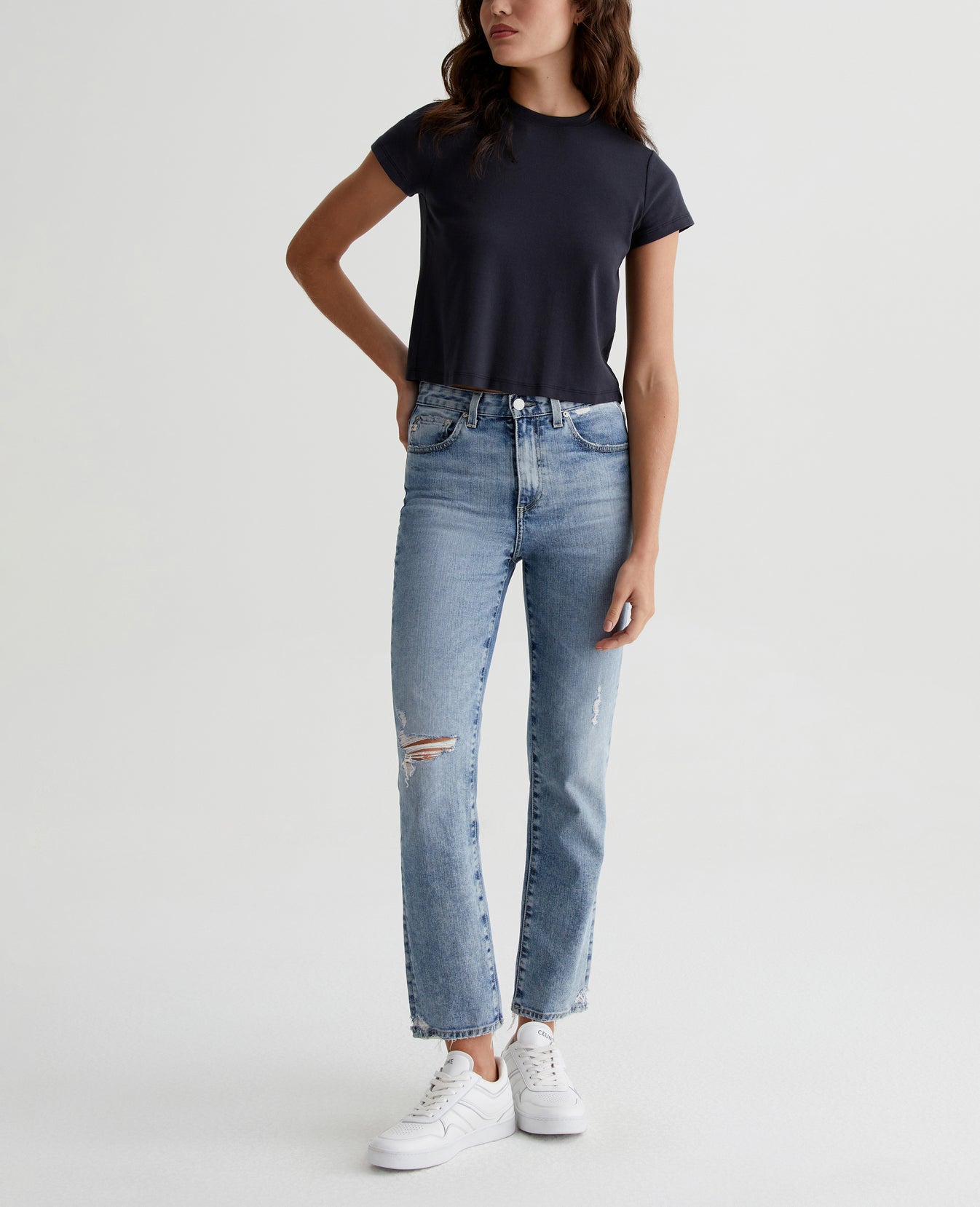 Saige Crop 22 Years Driftwood Womens Bottom Photo 1